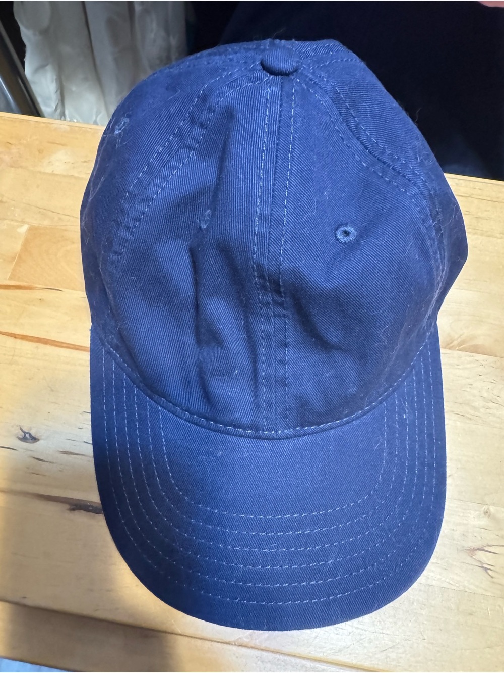 GRLFRND Navy Cotton Baseball Cap